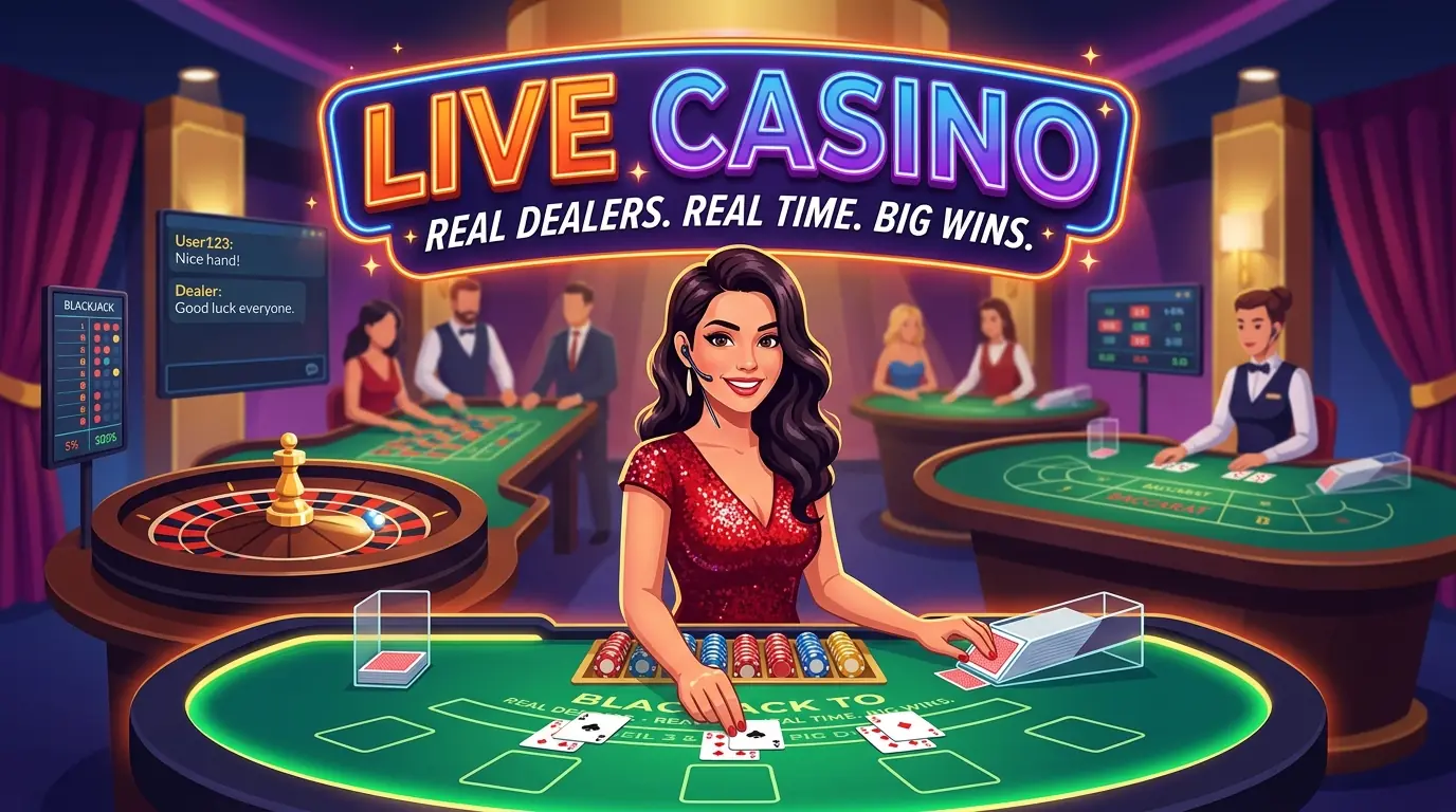 Heaps Of Wins live dealer casino